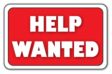 DJ Help Wanted Sign